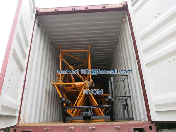 QTZ50 High-Rise Tower Crane For Construction Building 5 Tons Hydraulic Types