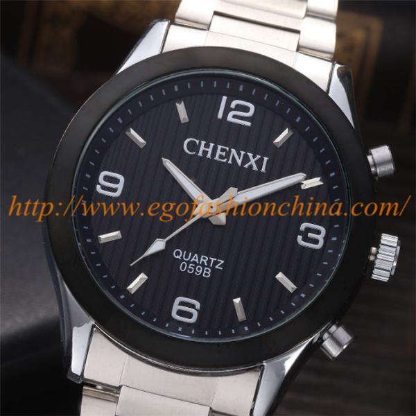 059B Rose Gold Watch Stainless Steel Quartz Watches Wholesale Cheap Women Watch Rhinestone