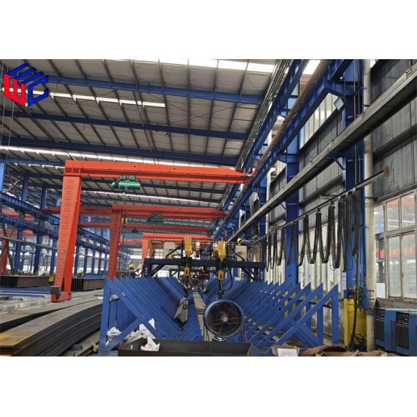GRADE50 Prefabricated Steel Structures Frame Construction Powder Coating