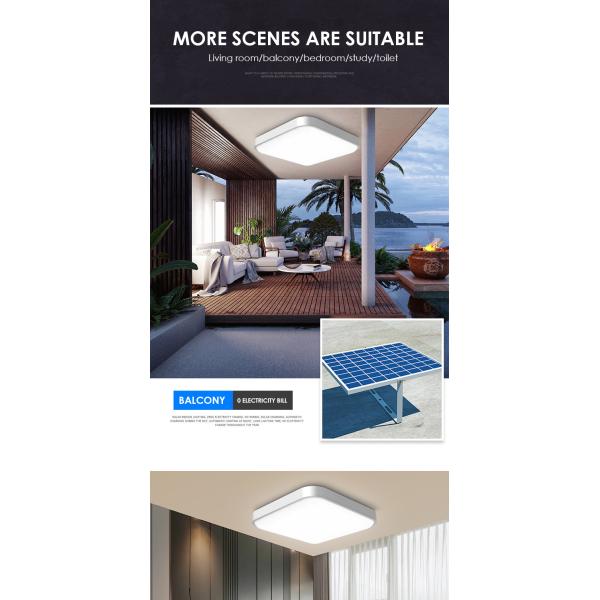 Света предохранения от глаза светов сарая солнечной энергии Alu 6000K квадрата солнечные крытые для газебо