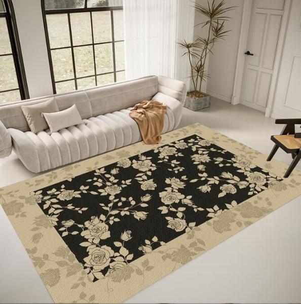 Household Printed Living Room Floor Rug Light Luxury Pattern Coffee Table Blanket