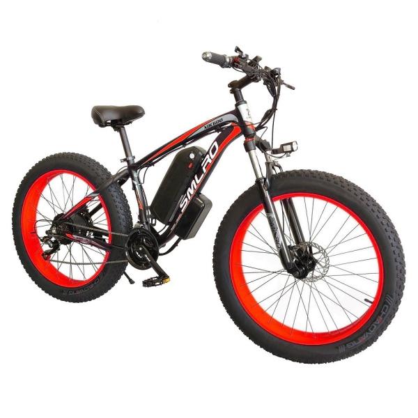 CE Certificate 1000W Motor 13AH Lithium Battery Electric Bike SMLRO XDC600 26x4.0 inch Fat Tire E-Bike