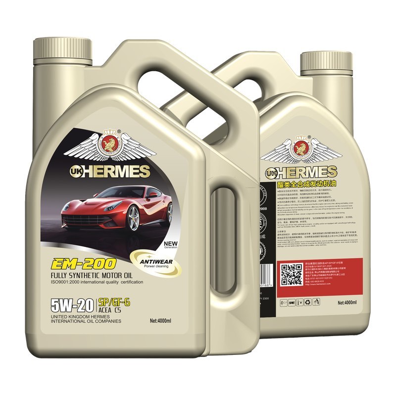 EM-200 API SP 5W-20 ACEA C5 Ester Full Synthetic Gasoline Engine Oil 4L for