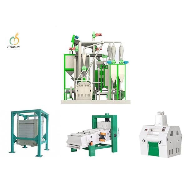 Wheat Corn 60TPD Fully Automatic Flour Mill Plant