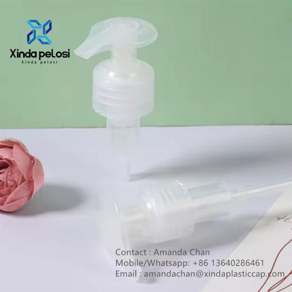 Пластиковый насос для распределения весенних лосьонов для косметики