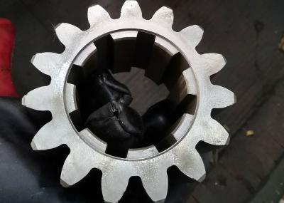 16 engrenagem de dente reto de moedura do metal da engrenagem do módulo 15T com a ranhura tomada partido reta