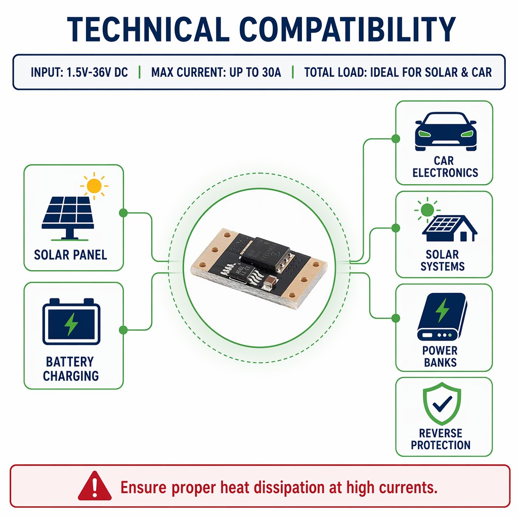 XL74610 Ideal Diode Module Adopts LM74610 Chip for Smart Diode Controller Simulation Rectifier Board Reverse Polarity Protection