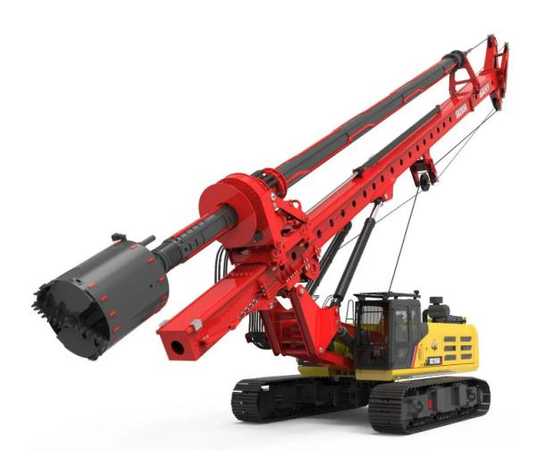 Used Sr285r Sany Rotary Drilling Rig In Excellent Working Condition