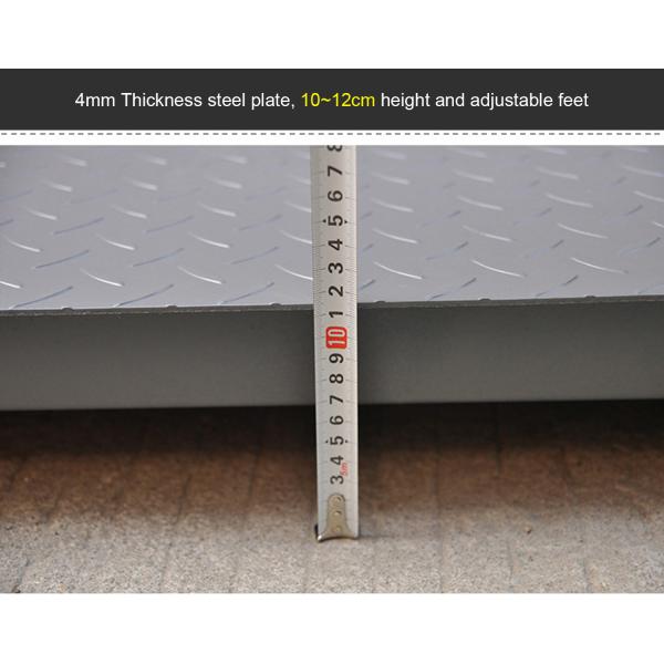 Warehouse Pallet Floor Weighing Scales Floor 5000 Lb Capacity With Ramp