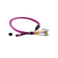 Polaridad con varios modos de funcionamiento del cable del tronco de OM3 3.0m m MPO un varón a la pérdida de inserción baja masculina