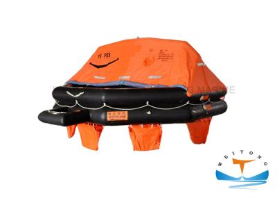 Safe Emergency Raft For Boat , 16 Man Liferaft Watertight Material Large Capacity