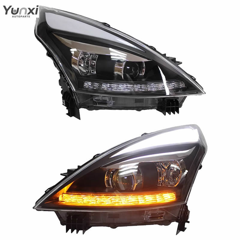 For Nissan Teana Altima J32 Headlights 2008 2012 LED Front Head Light Assembly Head Lamp Upgrade LED Headlamp DRL
