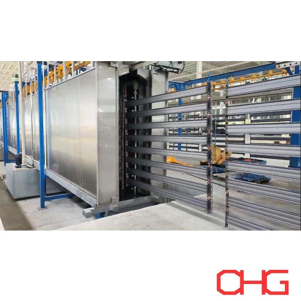 Ligne de revêtement en poudre pour étagères métalliques avec cabine de pulvérisation en PP et solutions personnalisées