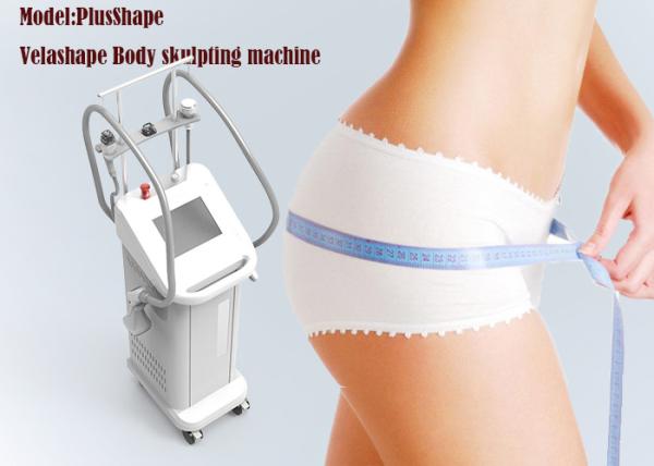 Cellulite Reduction Rf Slimming Machine 3 Treatment Handles Vacuum Rf Infrared Roller System