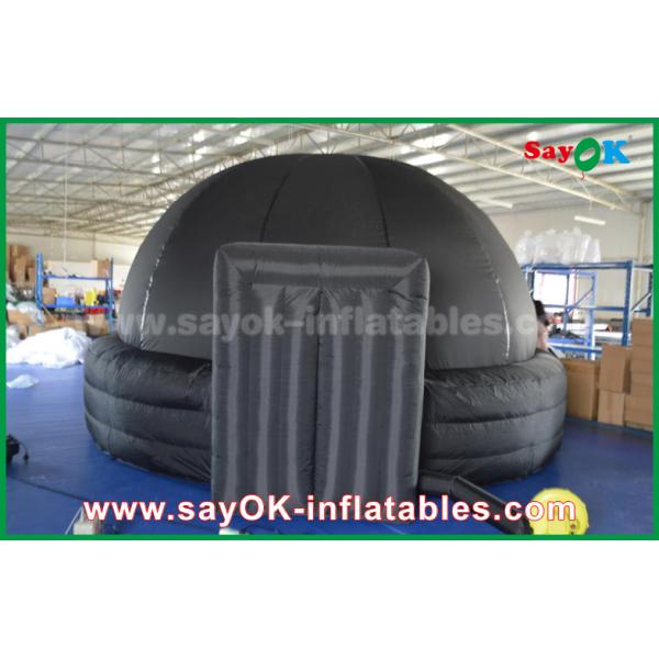 Tienda inflable de la bóveda de la lona del PVC de 360 grados con el ventilador/la estera del piso