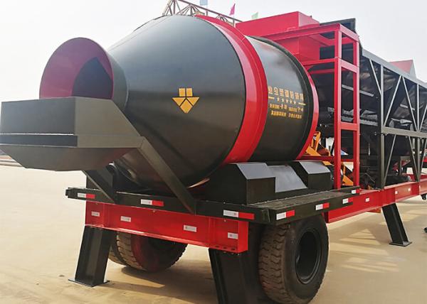 High Efficiency Mobile Concrete Plant Dry Transit Mix Plant With Drum Mixer