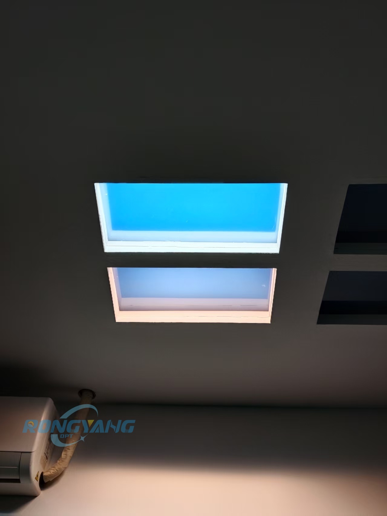 D Series 600×300mm LED Ceiling Panel Light with Wall-Washing Effect and Circadian Rhythm Lighting