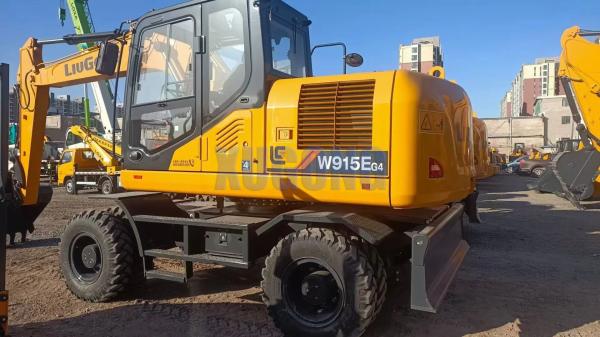Liugong W915EG4 China IV wheel excavator second hand with excellent quality and low price model W915EG4