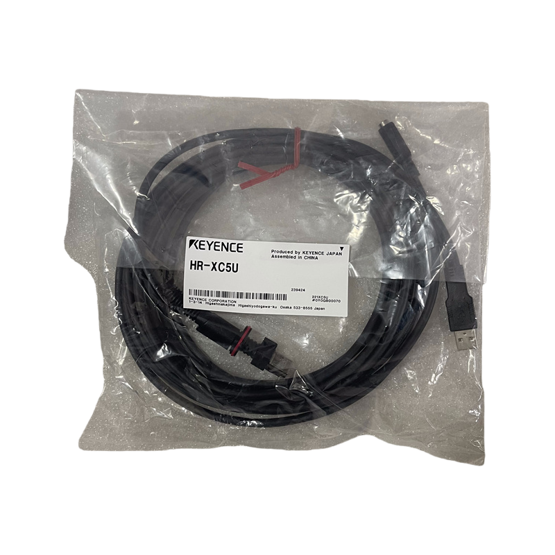 KEYENCE HR-XC5U 5M USB Cable for Handheld Barcode Readers Installation type: matching