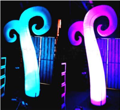 Colour Changing Inflatable Light Tube For Wedding Decoration EN14960 Certificated