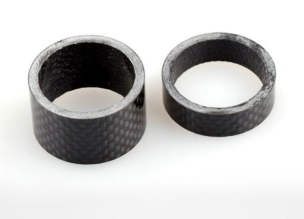 3k mattfull Carbon Fibre Fork Bowl Headset  Mountain Bike Washer Headparts Backup Ring weight 5/10/15/20mm