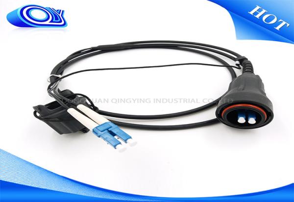 FullAXS Outside Waterproof Cable Connector For FTTA , Singlemode / Multimode Fiber Connectors
