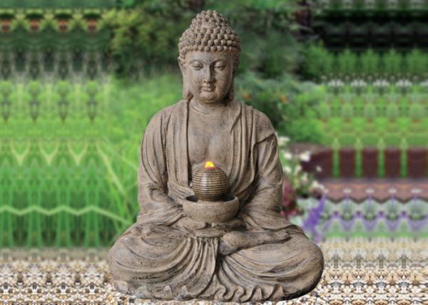 34 Inch Meditierende Buddha Water Fountain