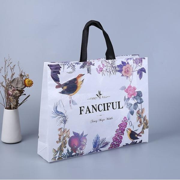 Foldable Non-woven Shopping Tote Bag Custom Packaging with Logo Portable Carrier