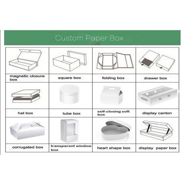 Wedding Double Rings Jewelry Paper Boxes With Ribbon Dark Blue