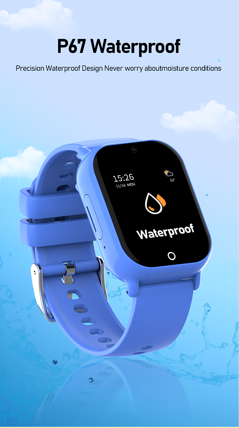 Eraysun Children's Smart Watch SOS WIFI HD Screen Video Call 1.52 Inch GPS Tracker Location 4g Kids Smart Watch Health Monitor
