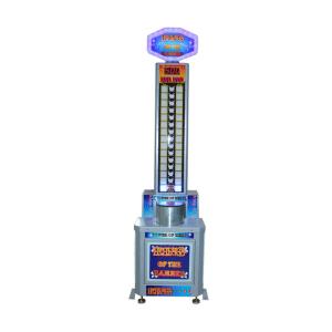 Moedas Funcionadas Amusement High Striker Arcade Hammer Machine UK Plug
