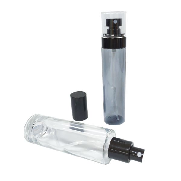 Metallization Beauty Mist Spray Bottle 3ml Compact Portable Refillable Transparent Plastic Container for Skincare and Cosmetic
