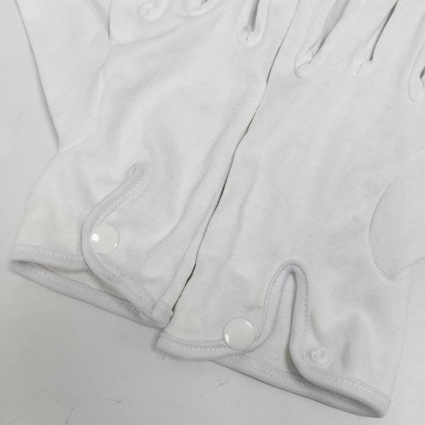 Custom Logo 100% Cotton Jewelry Premium Marching Band White Cotton Gloves Working Gloves Ceremonial Gloves