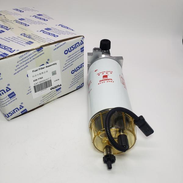 Fuel Filter Assembly Water Separator Electronic Pump 438-7763 For  950GC D6K2 C7.1