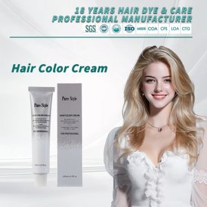 Hair Dye Factory  Professional Salon OEM Hair Color Cream  Wholesale Natural Hair Color Variant Colors