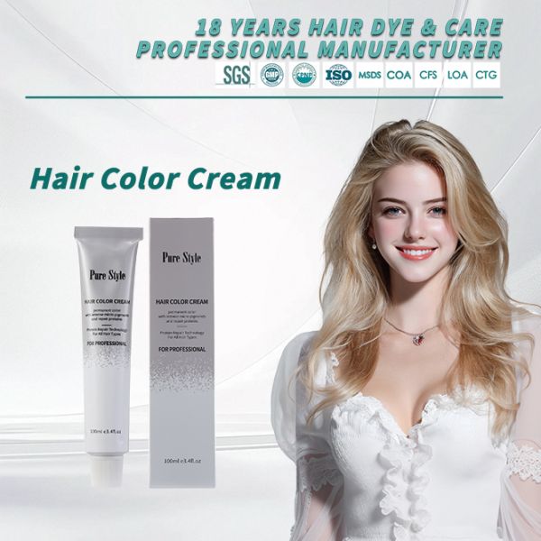 Hair Dye Factory  Professional Salon OEM Hair Color Cream  Wholesale Natural Hair Color Variant Colors