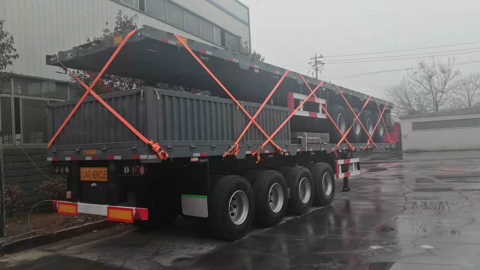 Реле клапан Wabco 3 оси плоский контейнерный транспортный грузовик/полуприцеп для контейнера 20FT/40FT
