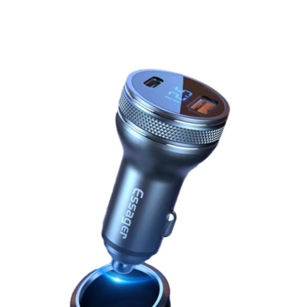 Display LCD USB C PD Car Phone Charger PD QC3.0 Cargador rápido de 36 W