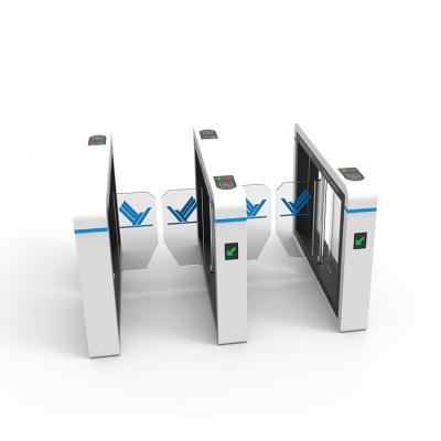Espessura do equipamento 1.2mm do torniquete da barreira da aleta do plexiglás com leitores de QR