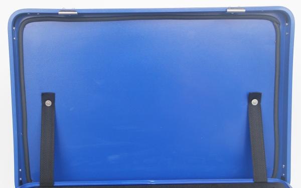 Customized Painting Aluminum Storage Case With 1.0mm Thickness Aluminum Panel In Blue Color