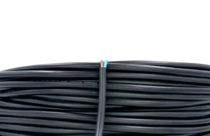 Black Injection Molded Plastic Plug Wire Material PVC