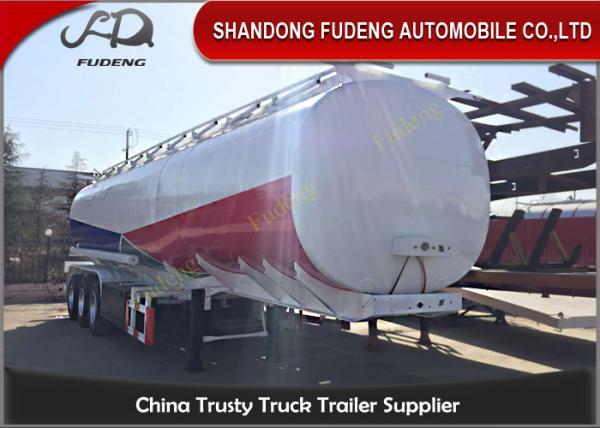 3 Axles 40000 Liters Fuel tanker semi trailers 10Compartments tanker trailers European system