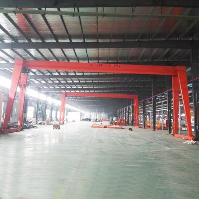 Forneça guindaste de pórtico da viga do interruptor de limite o único, trilho de 5 toneladas guindaste de pórtico montado