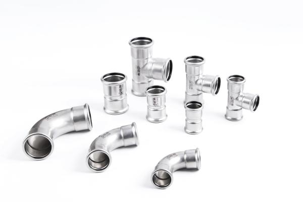 Eco-friendly and Easy to Install 15mm-500mm Stainless Steel M Press Fit Fittings for Hassle-free Plumbing
