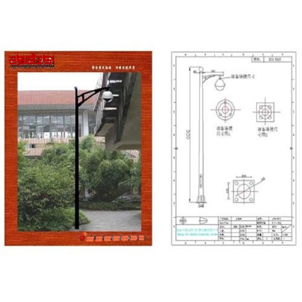 Поляки уличного фонаря рангоута школы/вилл стальные высокие с фактором безопасности чертежа 1,0