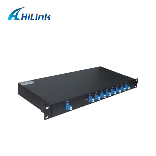19 1U Standard Rack 8CH DWDM Mux Demux CH21 - CH28 LC UPC Connectors