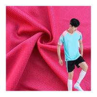 75D polyester tricoté filet pour yeux d'oiseau Jersey de vélo Tissu respirant Wicking pour le gymnase