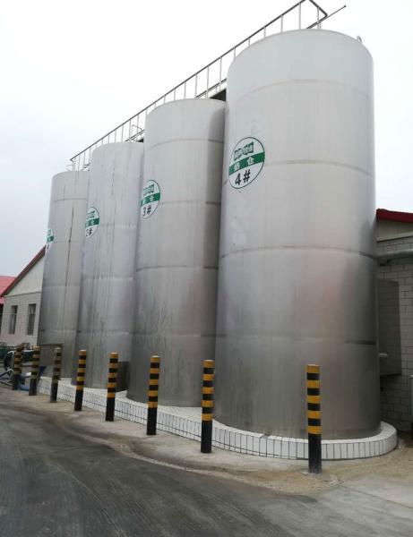 Mirror Polish Finish Stainless Steel 5000L Milk Storage Silo with Copeland Compressor