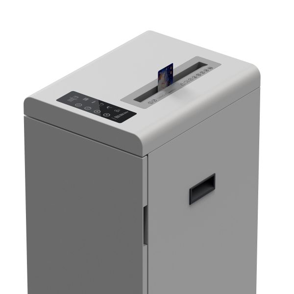 Commercial Heavy Duty Cross Cut 25 Sheets Paper Credit Card CD Shredder LA5025C with Wheels for Office Home Use