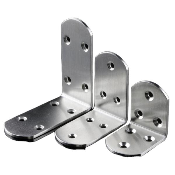 OEM Custom Corner Bracket 90 градусов Нержавеющая сталь Угол монтажа Bracket Лист металлического штамповки L-образный кран
